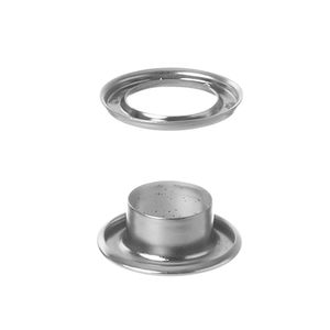 Ilhos 51 de Ferro Com Arruela 100.045.050.F Eberle 4,5mm Pacote com 1000un