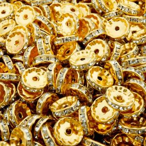 Rondela de Strass Luli 10mm Pacote com 50UN