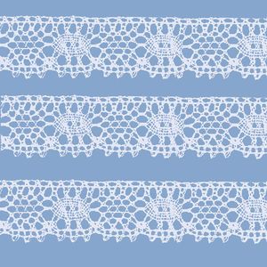 Renda de Algodao Paraiba 121828 2,7cm Peca com 20 Metros