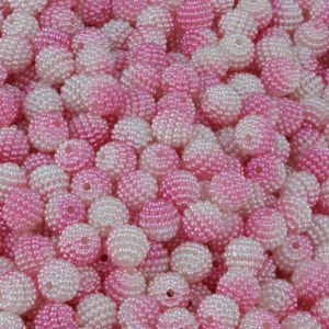 Perola Craquelada Bicolor Luli 10mm Pacote com 500g