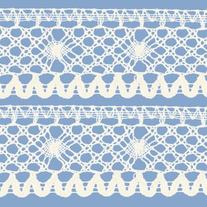 Renda de Algodao Paraiba 123444 5cm Peca com 20 Metros