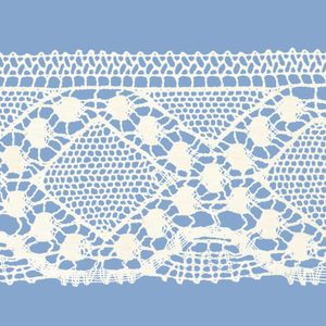 Renda de Algodao Paraiba 140088 10,1cm Peca com 20 Metros