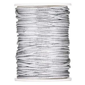 Cordao Metalizado Luli 3mm Rolo com 50 Metros