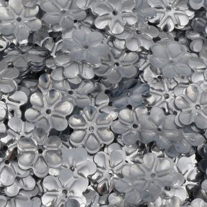 Lantejoula de Flor Metalizada 8,5mm Lantecor 101 P Pacote com 1000un
