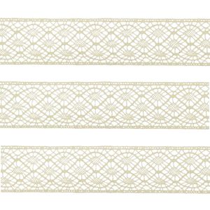 Renda de Algodao Paraiba 466940 2,3cm Peca com 20 Metros