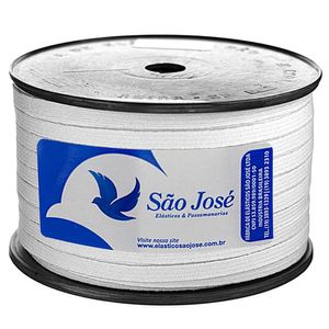 Elastico Chato Pigeon Sao Jose Nº12 7mm Rolo com 100 Metros