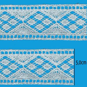 Renda Guipir Luli 5cm 52812 Peca com 13,70 Metros