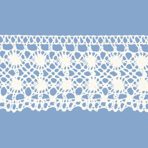 Renda de Algodao Paraiba 120452 6,9cm Peca com 20 Metros