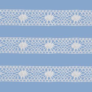 Renda de Algodao Paraiba 406328 1,3cm Peca com 20 Metros