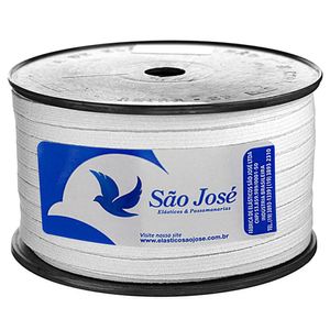 Elastico Chato Pigeon Sao Jose Nº10 6mm Rolo com 100 Metros