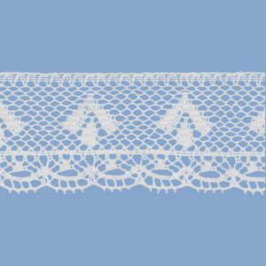 Renda de Algodao Paraiba 121252 5,7cm Peca com 20 Metros