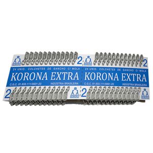 Colchete Gancho Korona N2 Pacote com 144un