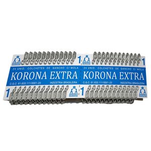 Colchete Gancho Korona N1 Pacote com 144un