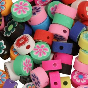 Micanga Fimo de Flores Luli F12 Pacote com 100un