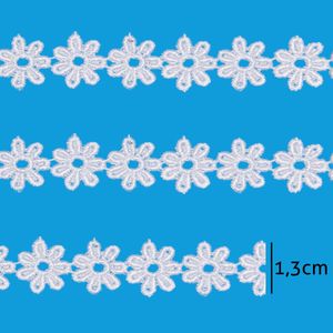 Renda Guipir Luli 1,3cm 102077 Peca com 13,70 Metros