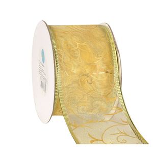 Fita Natalina Aramada Luli RB-38 63mm Rolo com 9,10 Metros