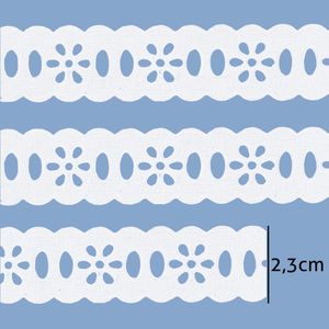 Passa Fita Marilda Margarida Mod 02 2,3cm 10M