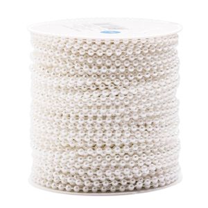 Corrente de Perola ABS Luli 4mm Rolo com 45 Metros
