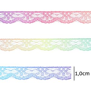 Renda de Nylon Najar 10mm 904/2 Rolo com 50 Metros