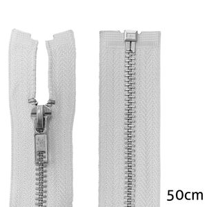 Ziper Destacavel com Metal Niquelado n°5 Luli com 50cm Pacote com 10un