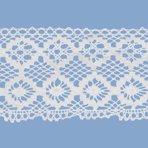 Renda de Algodao Paraiba 1012 8cm Peca com 20 Metros