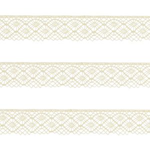 Renda de Algodao Paraiba 466832 1,7cm Peca com 20 Metros