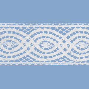 Renda de Algodao Paraiba 1022 5,7cm Peca com 20 Metros