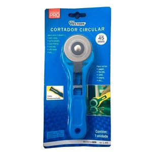 Cortador Circular Com Cabo Emborrachado Western L-45 45mm