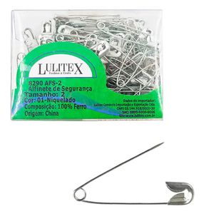 Alfinete de Seguranca Aquarela N2 3,6cm com 100un