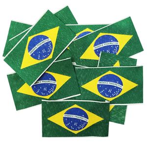 Etiqueta Bandeira do Brasil Najar 50mm 22051 Pacote com 10un