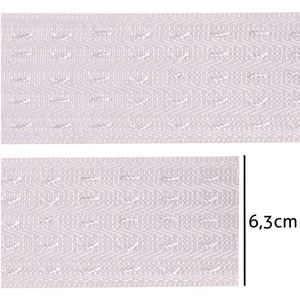 Franzidor de Cortina Florence 5 Fios 6,3cm Rolo com 50 Metros