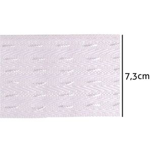 Franzidor de Cortina Florence 6 Fios 7,3cm Rolo com 50 Metros