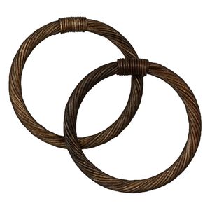 Alca para Bolsa de Rattan Luli 13cm Pacote com 2un