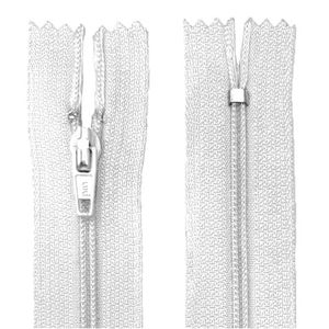 Ziper Fixo Fino com Nylon n°3 Luli com 15cm Pacote com 100un