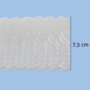Bordado Luli 7501 7,5cm peca com 13,70 Metros