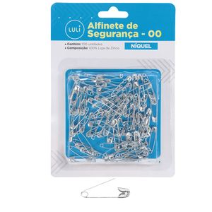 Alfinete de Seguranca Luli N00 2,2cm 100un