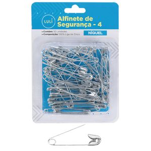 Alfinete de Seguranca Luli N4 5,0cm 50un