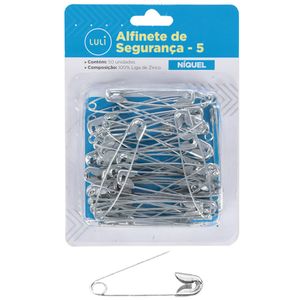 Alfinete de Seguranca Luli N5 6,3cm 50un