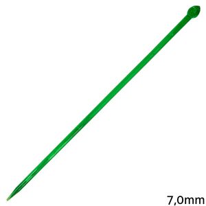 Agulha de Trico de Plastico Luli 7mm Verde 1 Par