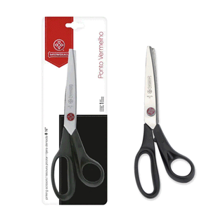 Tesoura de Picotar Ponto Vermelho Mundial 665N-8 22cm