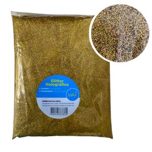 Glitter Holografico Luli pacote com 500g