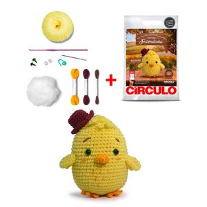 Kit Meu Primeiro Amigurumi Fazendinha Circulo