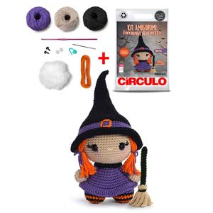 Kit Amigurumi Fofurinha Halloween Circulo