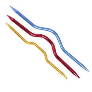 Kit de Agulhas de Trico Curva Tranca Luli com 3un