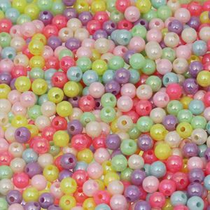 Bola Plastica Luli Irisada 6mm Pacote com 500g