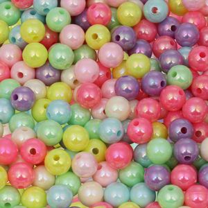 Bola Plastica Luli Irisada 10mm Pacote com 500g
