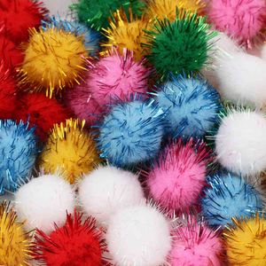 Pompom Solto com Lurex Luli 20mm Pacote com 100un