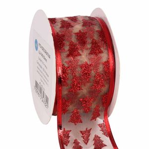 Fita Natalina Aramada Luli LU-145 50mm Rolo com 9,14 Metros