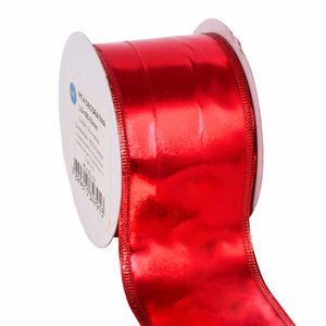 Fita Natalina Aramada Luli LU-155 63mm Rolo com 9,14 Metros