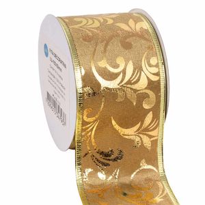 Fita Natalina Aramada Luli LU-163 63mm Rolo com 9,14 Metros